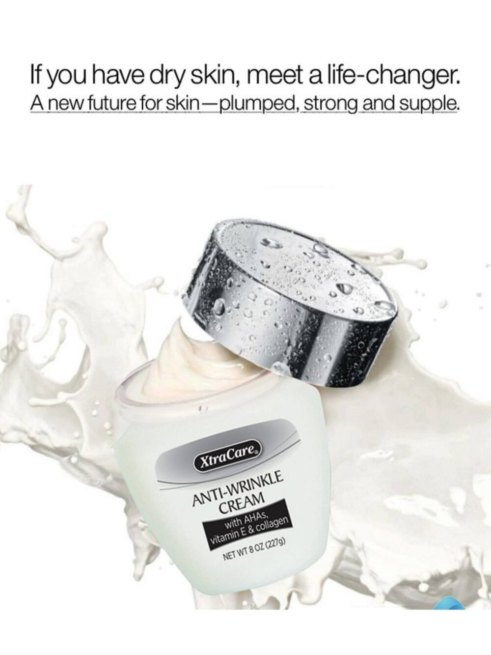Xtracare moisturizer anti wrinkle cream collagen  AHAs